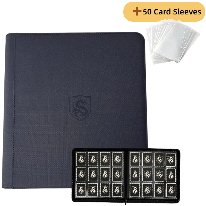 Pokemon Binder Card - Fichário Premium de Inserção Lateral com