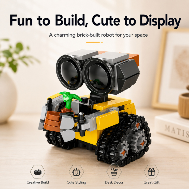 Building Block Mini - Conjunto de Blocos de Montar Mini