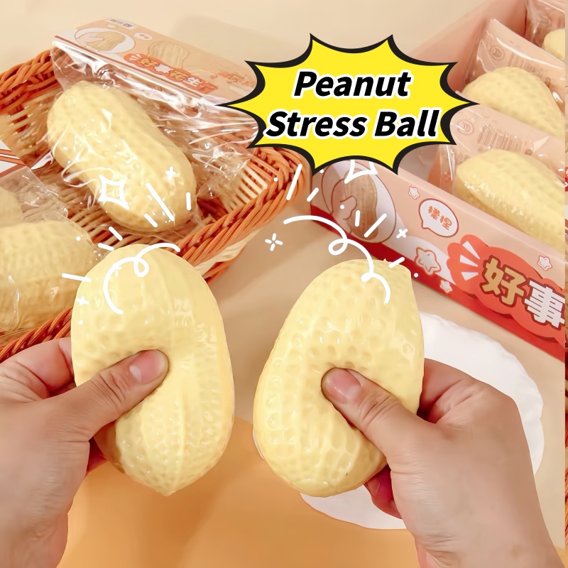 Vinyl Figure Blank - Em Estoque: Bola Anti-Stress de Amendoim