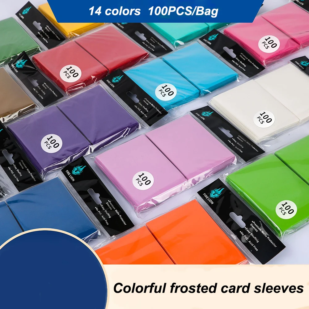 Card Penny Sleeve - 62x89mm 100 Pçs/set Sólido Fosco Mangas