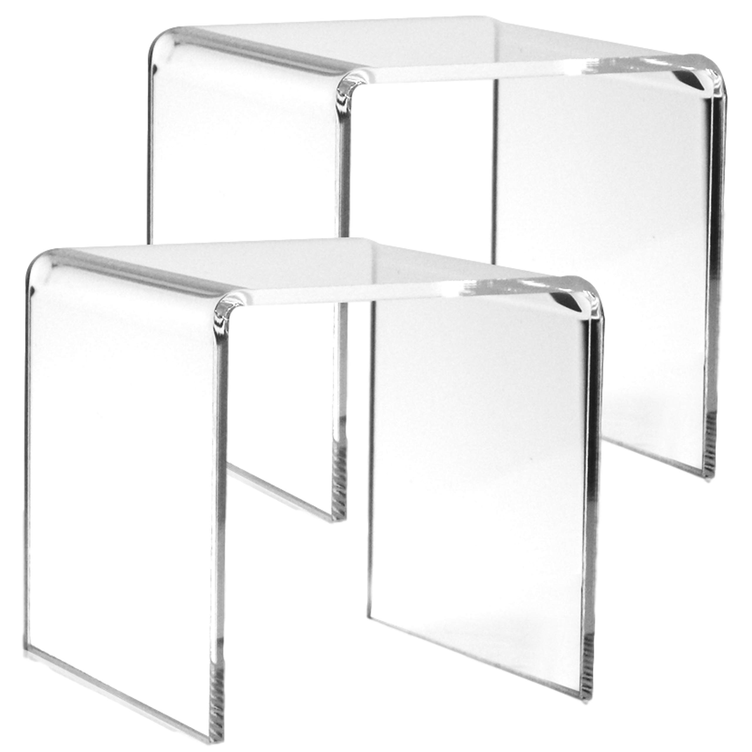 Pop Display Shelf - Suporte de risers de exibição acrílico,