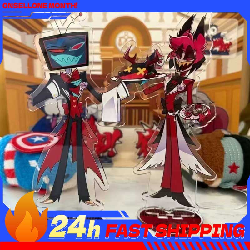 Figma Stand Set - 2 pçs hazbin anime periféricos alastor