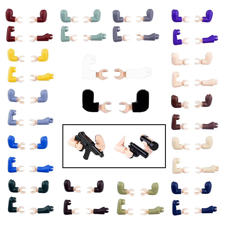 Lego Minifigure Holder - Figuras militares da segunda guerra mundial,