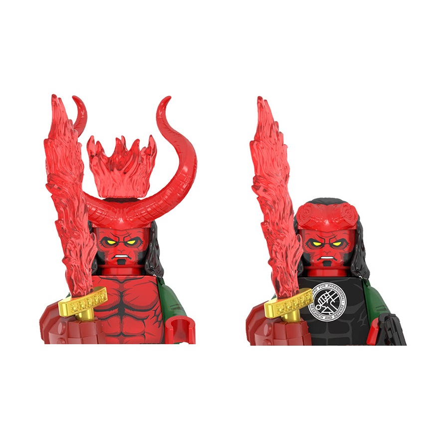 Building Block Mini - WM2422 WM2421 Hellboy Blocos de Montar