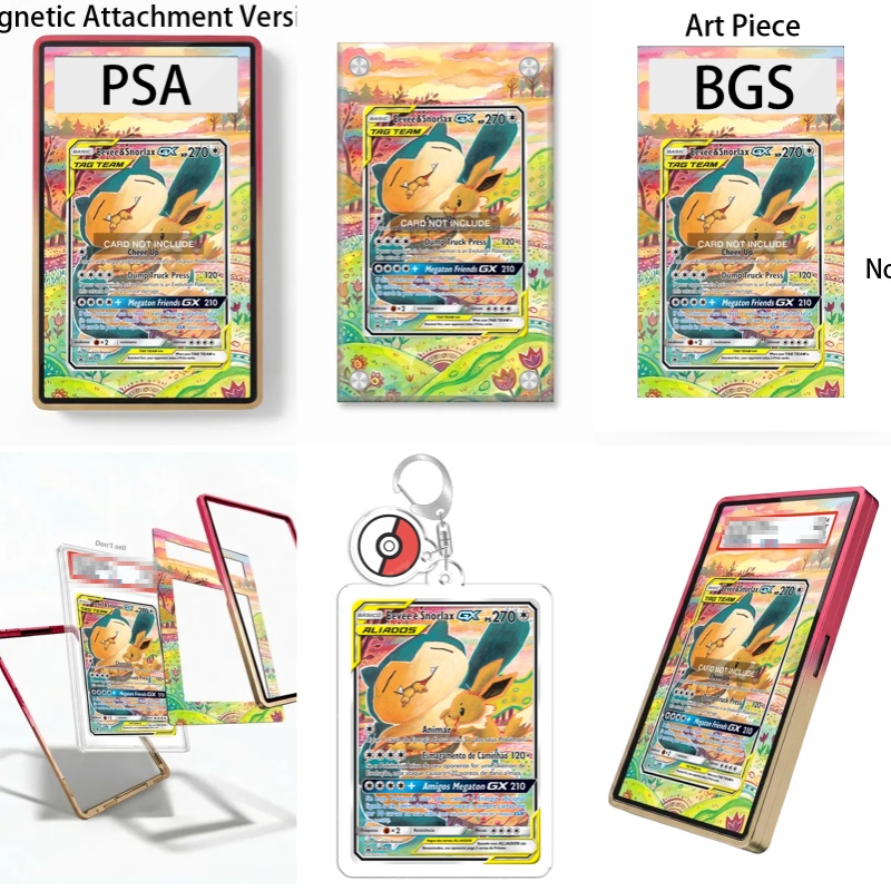 Display Case Acrylic - Expositor de Arte para Pokémon Sol