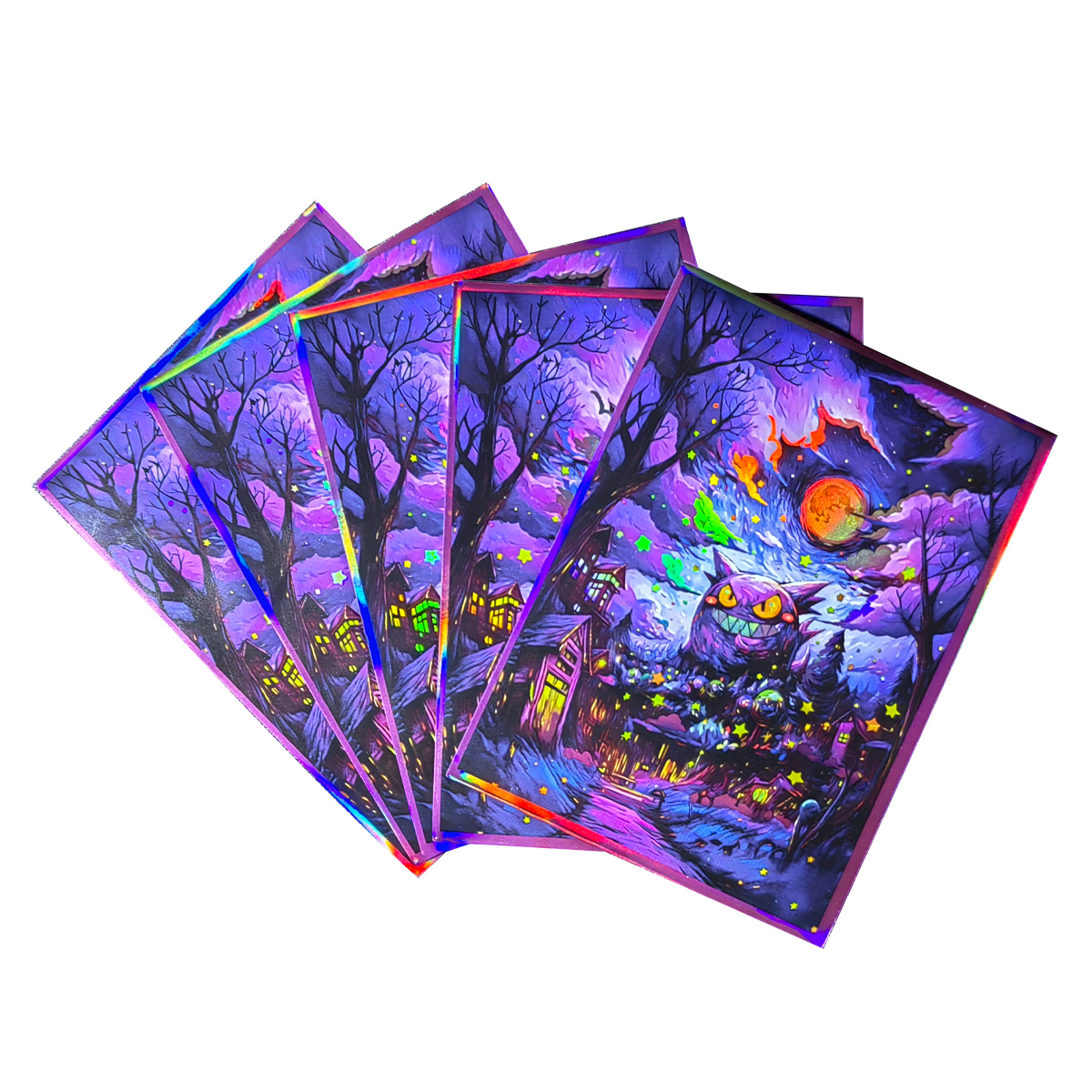 Card Penny Sleeve - 60PCS 66x91mm Protetores de Cartas Holográficas