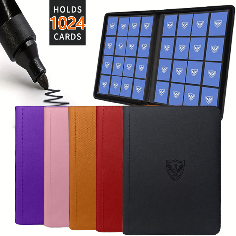 Trading Card Binder - Álbum de Armazenamento de Cartas Colecionáveis,
