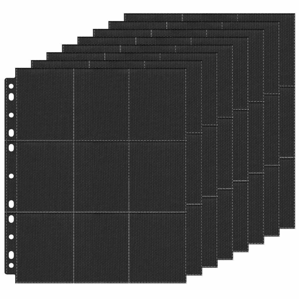 Trading Card Binder - 10 Unidades de Páginas para Fichário