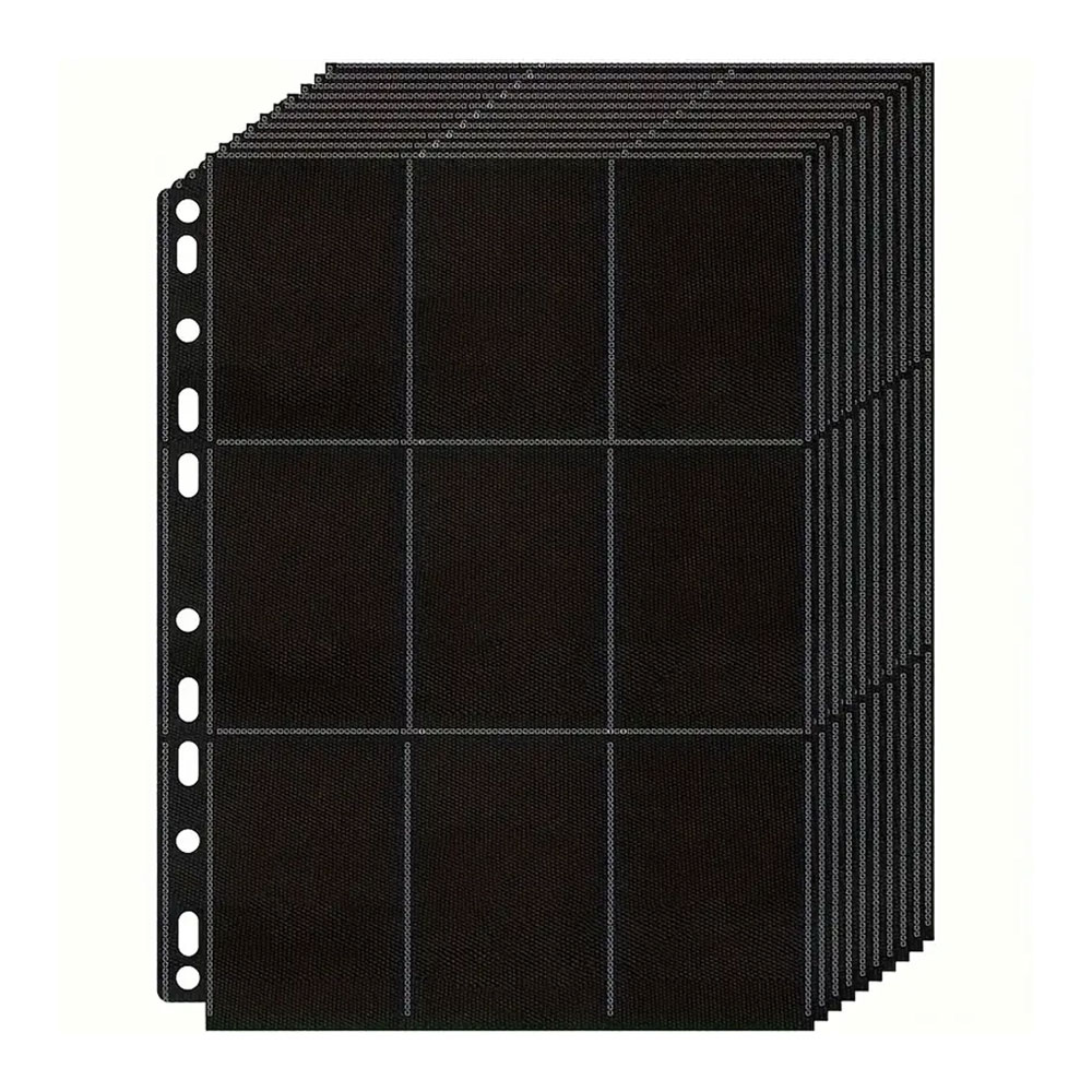Trading Card Binder - Black Trading Card Binder Páginas, Carteira