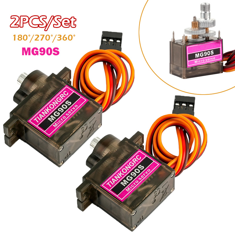 2 Peças MG90S Servo Digital Mi - Model Airplane Plastic avaliação e preço