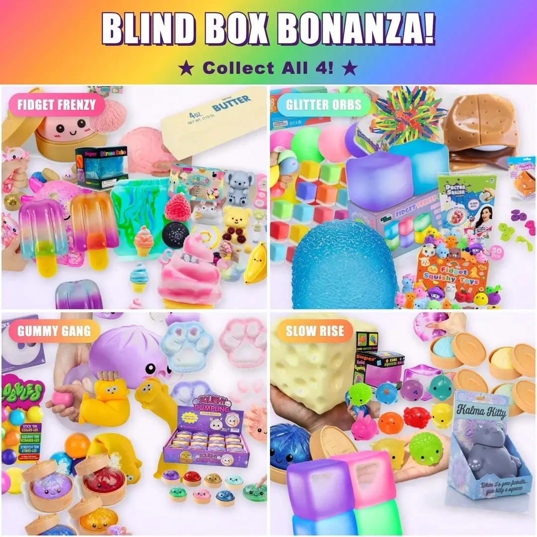 100 Estilos de Brinquedos Squi - Mystery Box Blind Bag avaliação e preço
