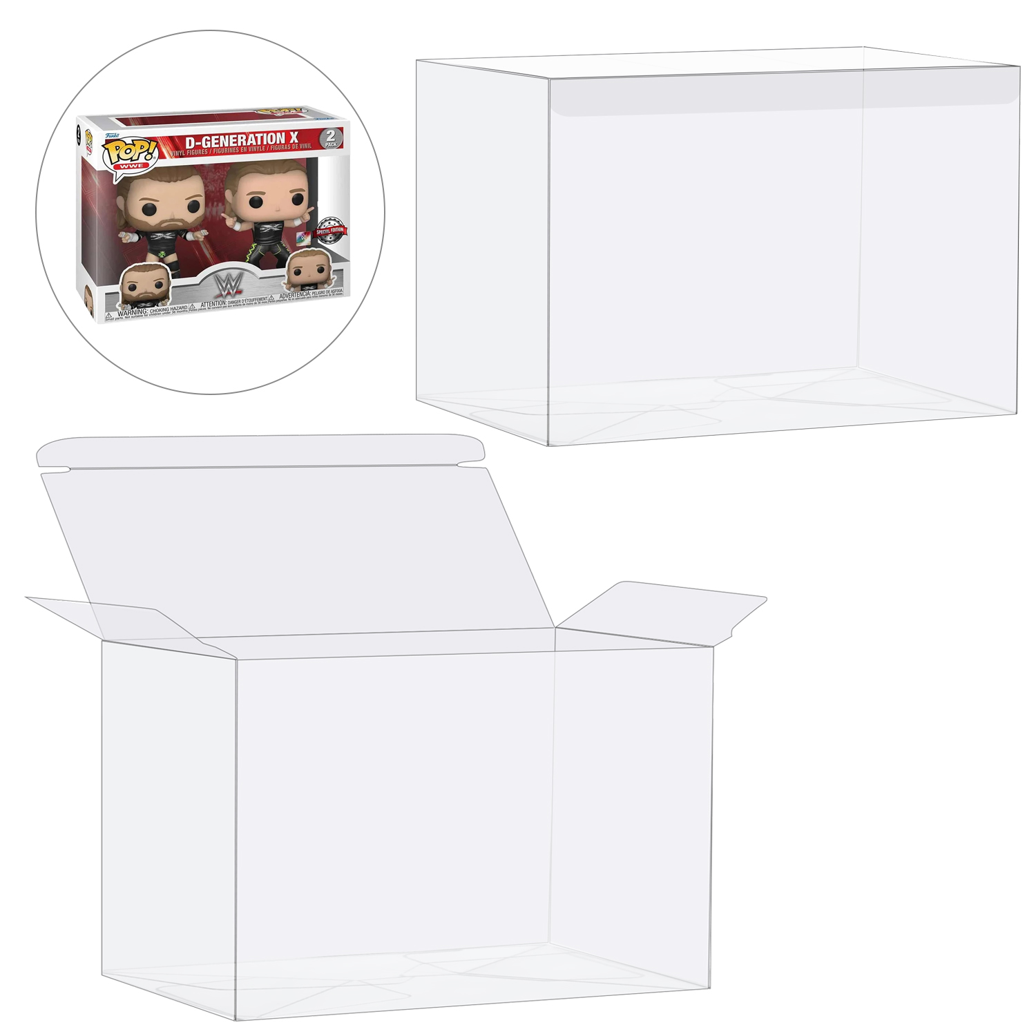 Higoplay 2 em 1 pacote capa pr - Funko Pop Protector avaliação e preço