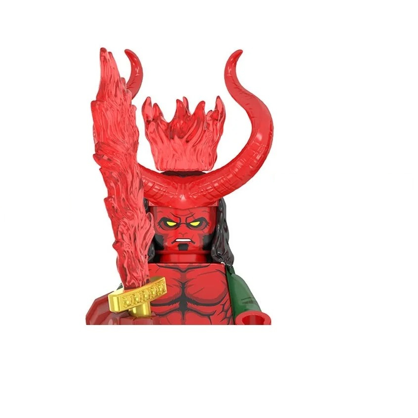 WM2422 WM2421 Hellboy Blocos d - Building Block Mini avaliação e preço