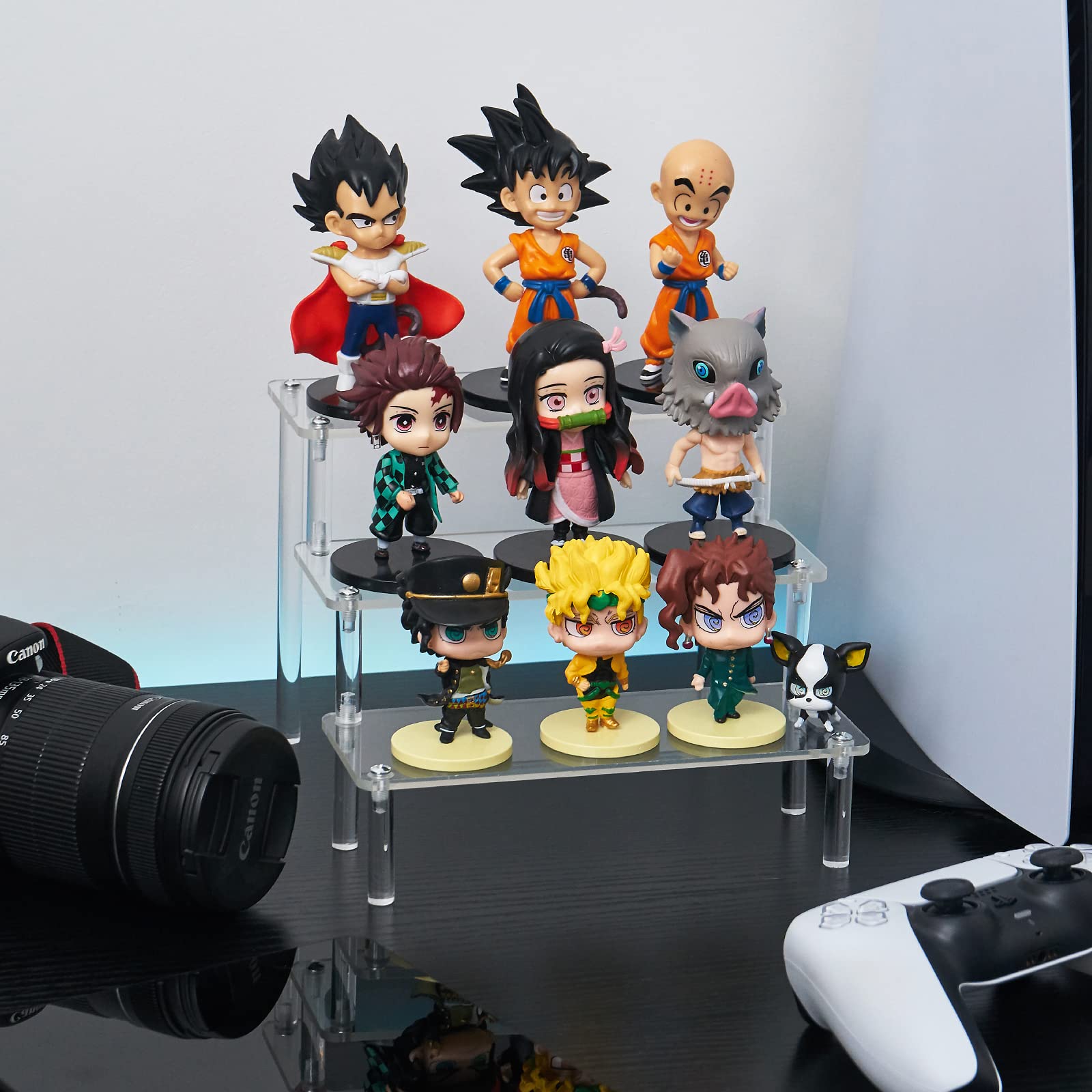 Riser acrílico, display transp - Pop Display Shelf avaliação e preço