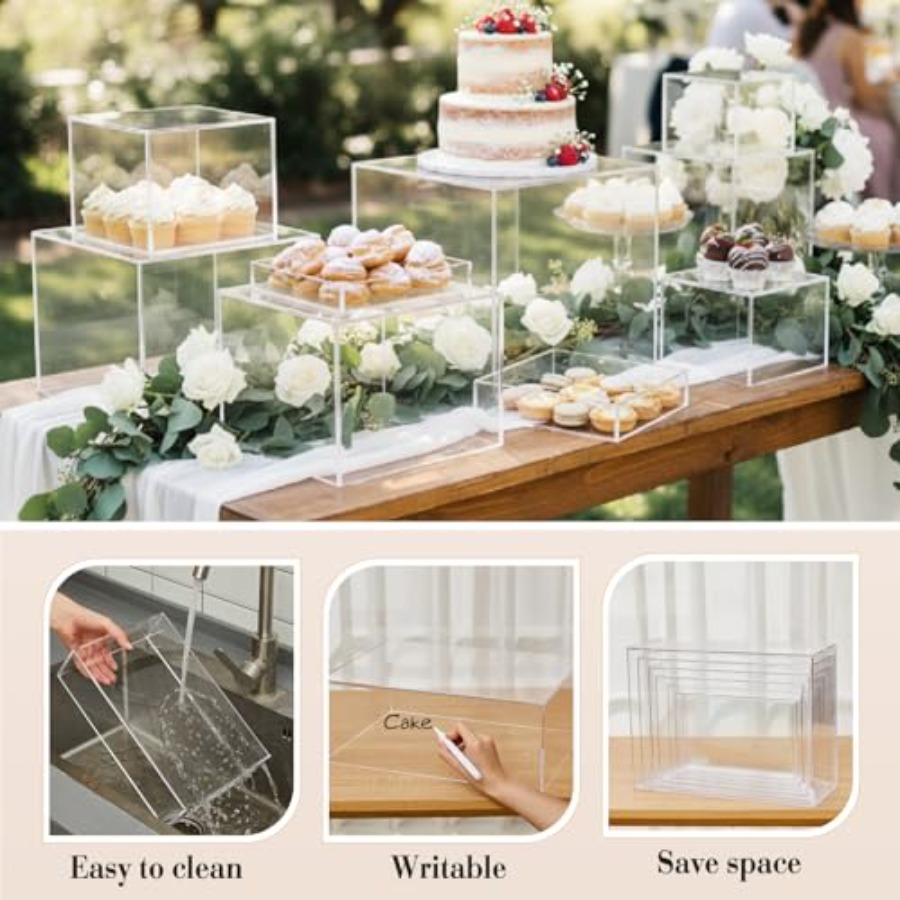 Conjunto de 7 Suportes de Buff - Display Risers Set avaliação e preço