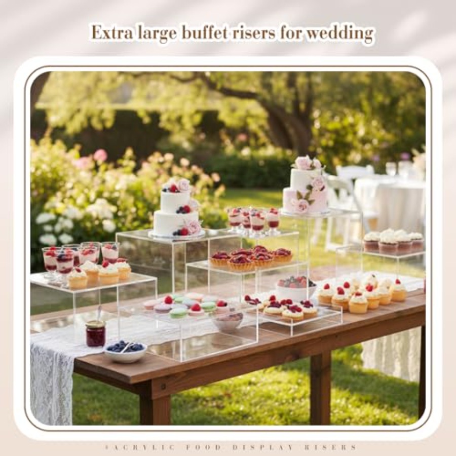 Conjunto de 7 Suportes de Buff - Display Risers Set avaliação e preço