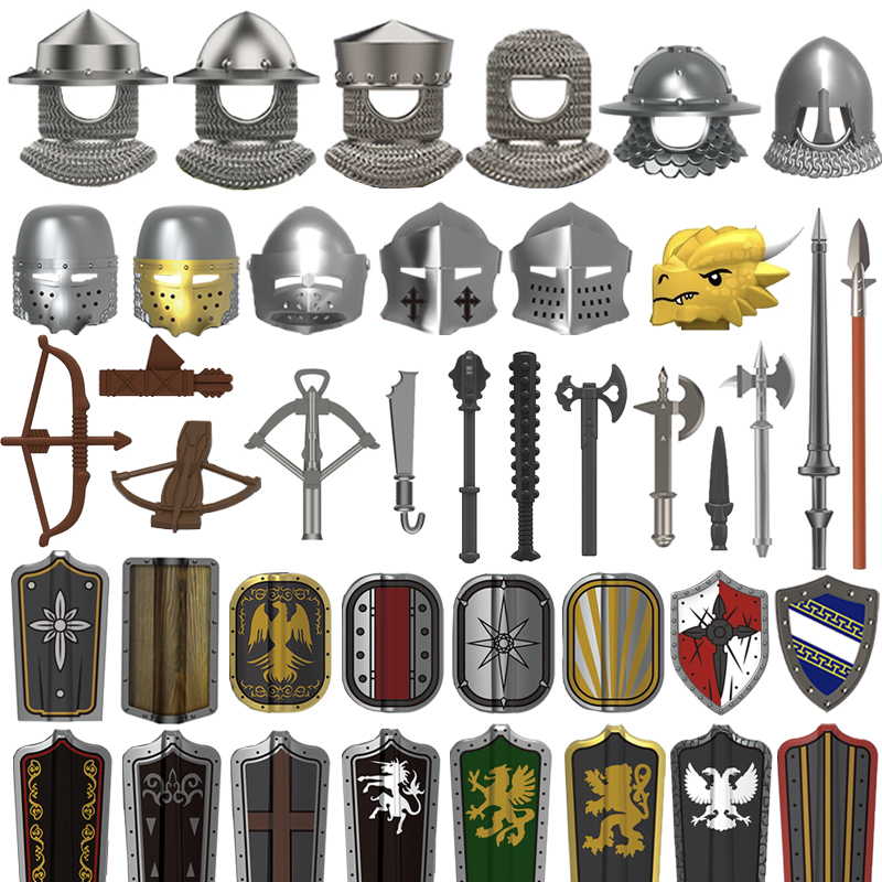 Castelo medieval soldado figur - Lego Minifigure Holder avaliação e preço