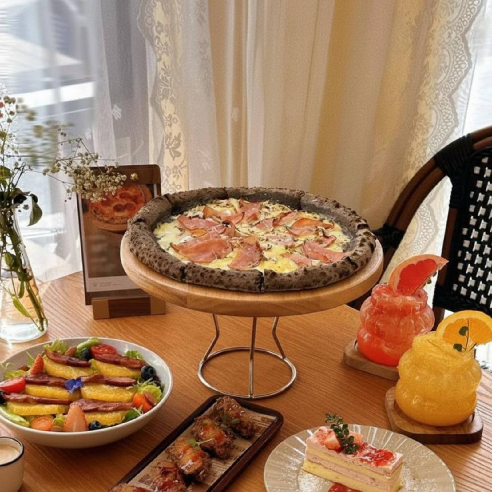 Suporte para Pizza com Design  - Display Risers Set avaliação e preço