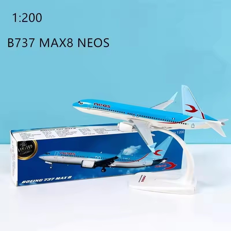 Escala 1:200 b737 max8 neos co - Model Airplane Plastic avaliação e preço