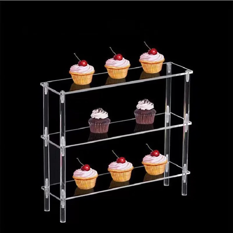 Riser de exibição acrílico ver - Pop Display Shelf avaliação e preço