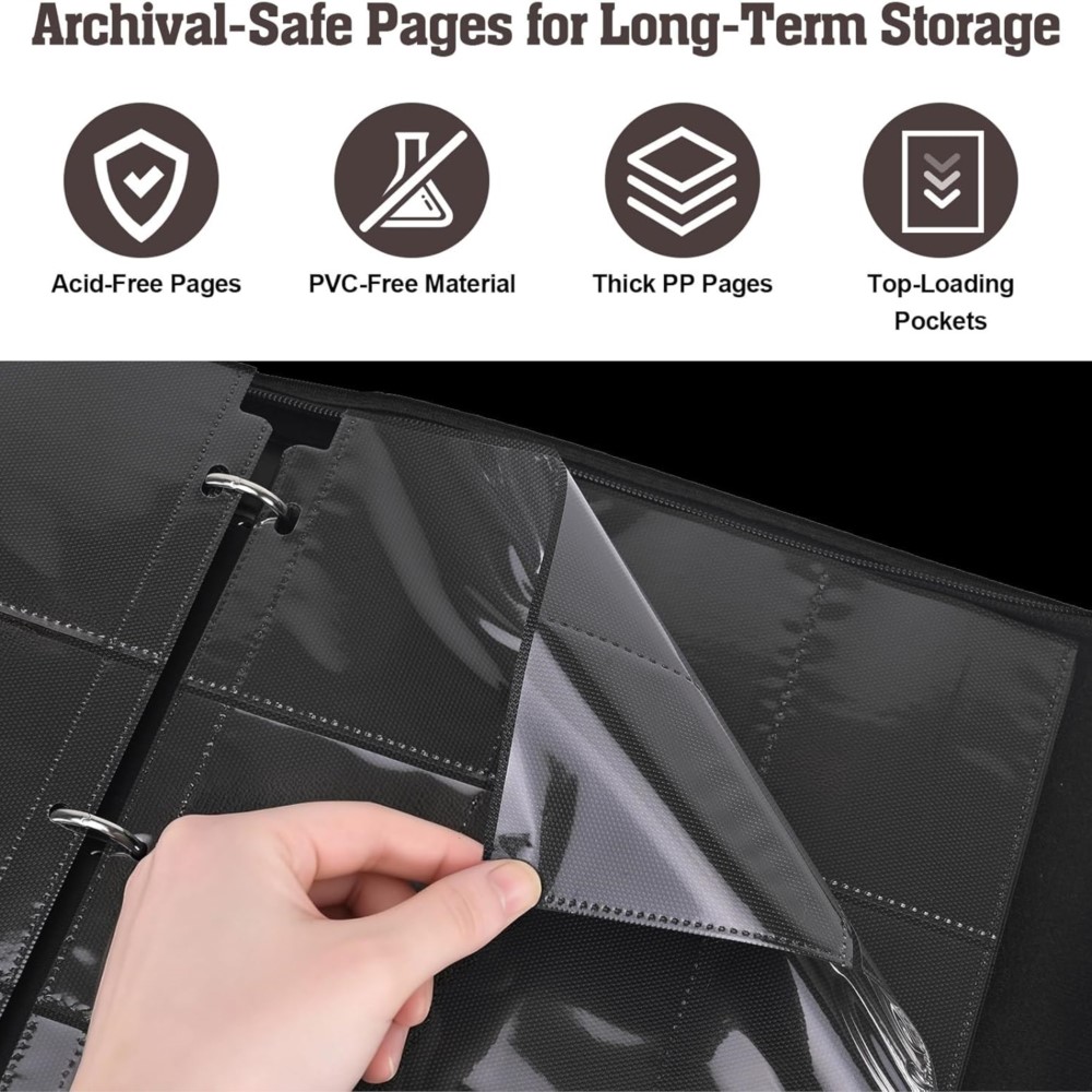 Álbum de Cartas com 900 Bolsos - Trading Card Binder avaliação e preço
